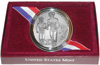 1995 Olympic Blind Runner Silver Dollar (BU)